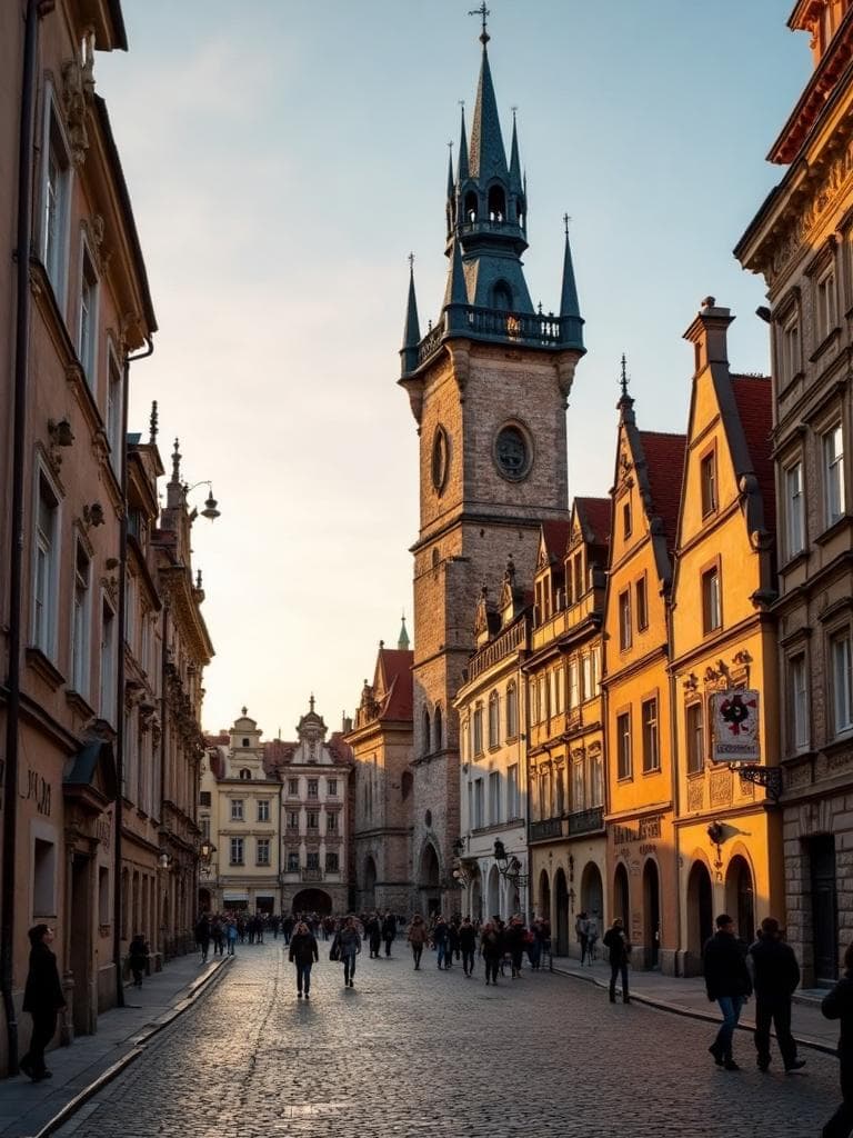 Street in Prague's Old Town